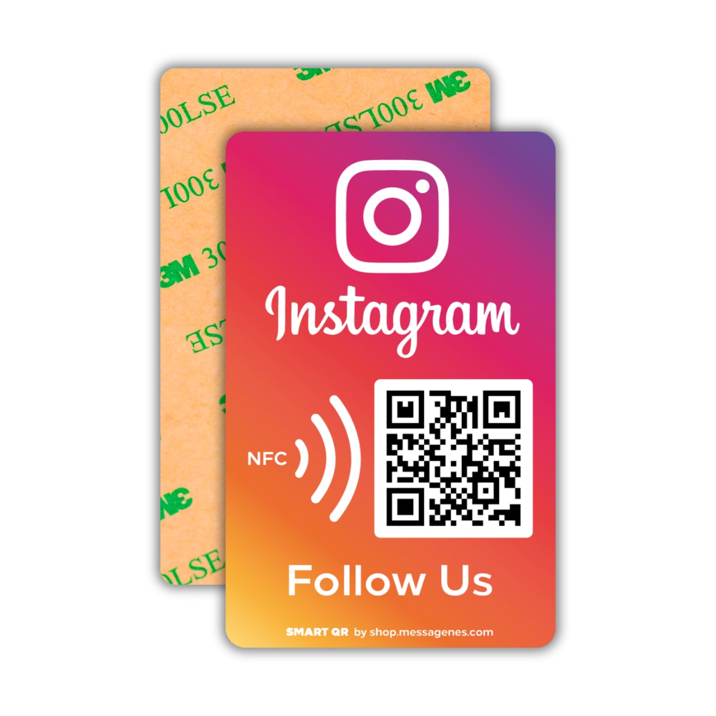 Pegatinas Instagram para Conseguir Seguidores y Likes con QR y NFC