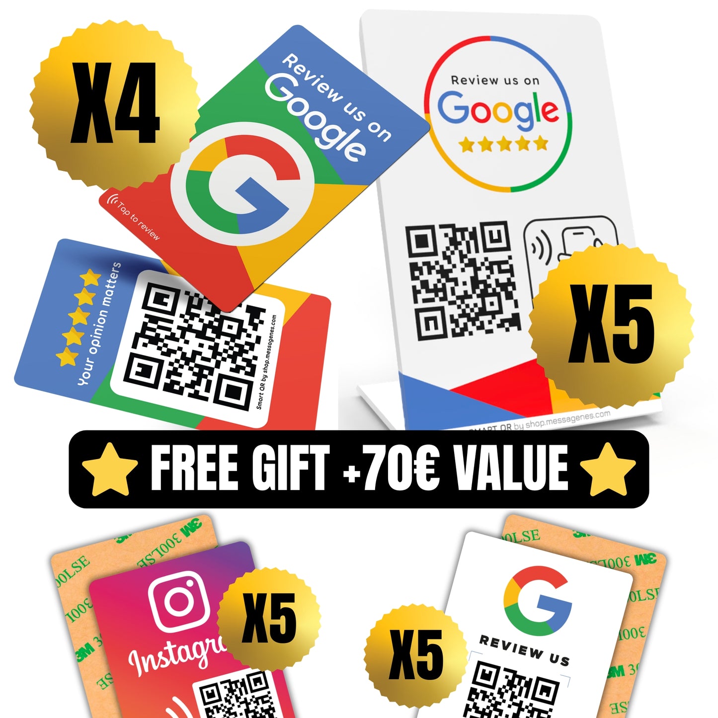 Pack Google Business - El Mejor Kit para Conseguir Reseñas + 2 REGALOS EXLUSIVOS