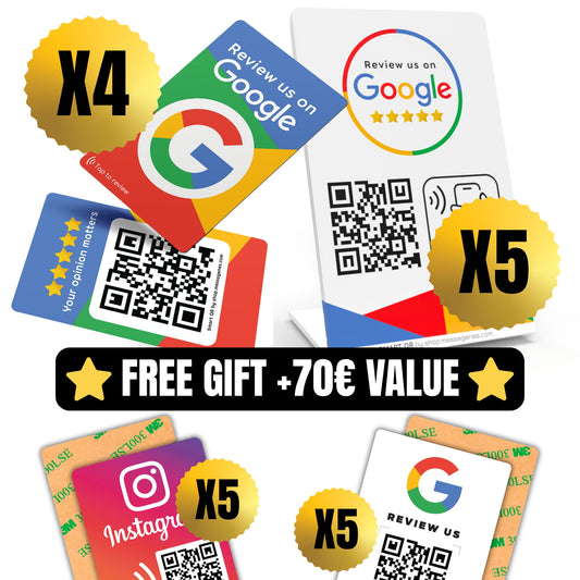 Google Business Pack - The Best Kit to Get Reviews + 2 EXCLUSIVE GIFTS