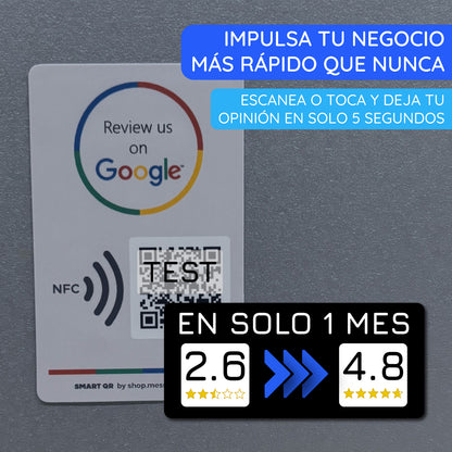 Pegatinas para Reseñas de Google Business