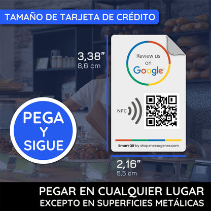 Pegatinas para Reseñas de Google Business