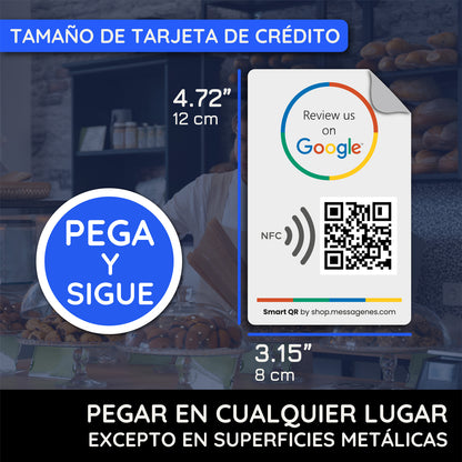 Pegatinas para Reseñas de Google Business