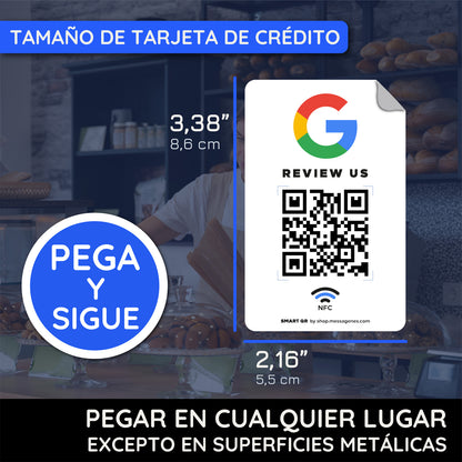 Pegatinas para Reseñas de Google Business