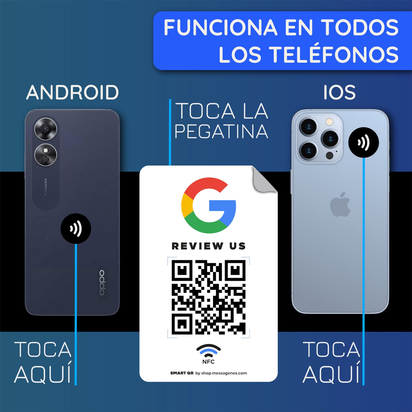 Pegatinas para Reseñas de Google Business