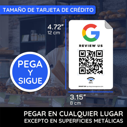 Pegatinas para Reseñas de Google Business