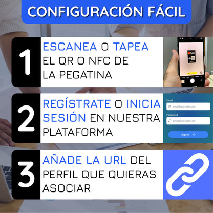 Pegatina YouTube para Conseguir Suscriptores y Visualizaciones con QR y NFC